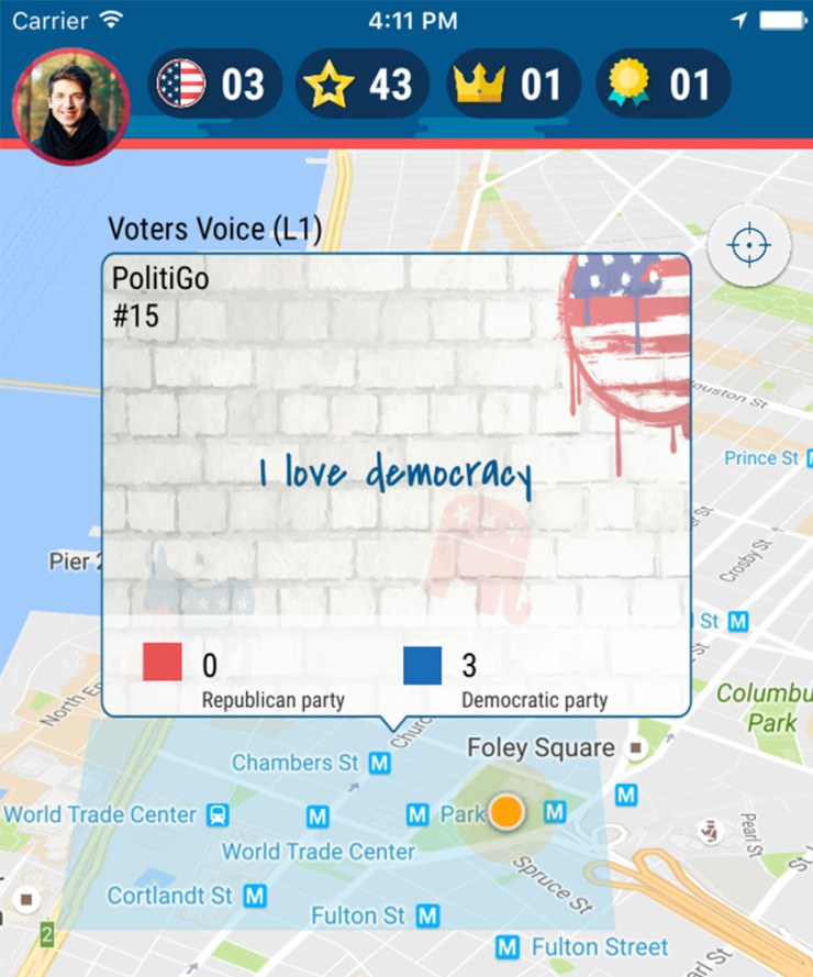 Screenshot of Politigo Screenshot of Politigo