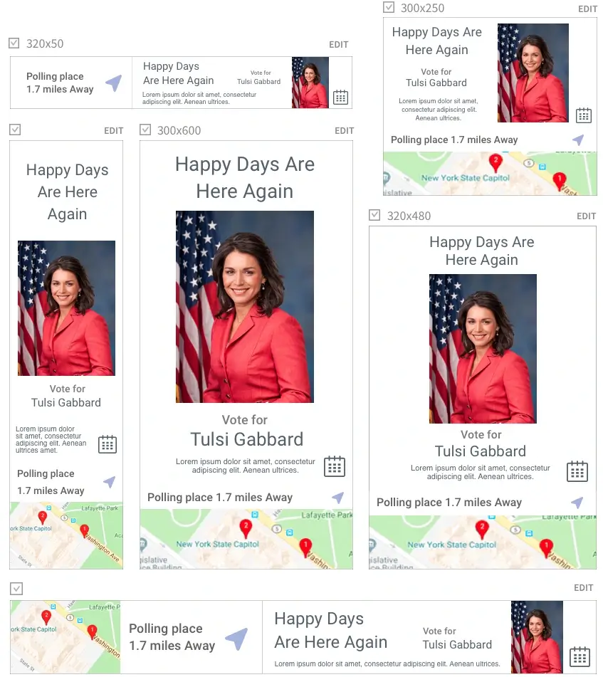 Example Political Ads Example Political Ads