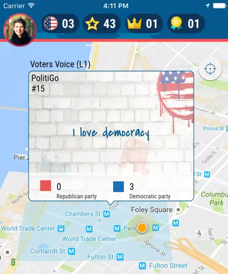 Screenshot of Politigo Screenshot of Politigo